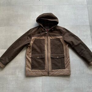 Pendleton Brown and Tan Highlander Field Coat — XL — NWOT